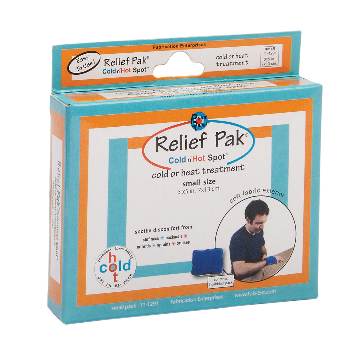 Relief Pak Cold n' Hot SensaFlex Compress, Small (3" x 5")