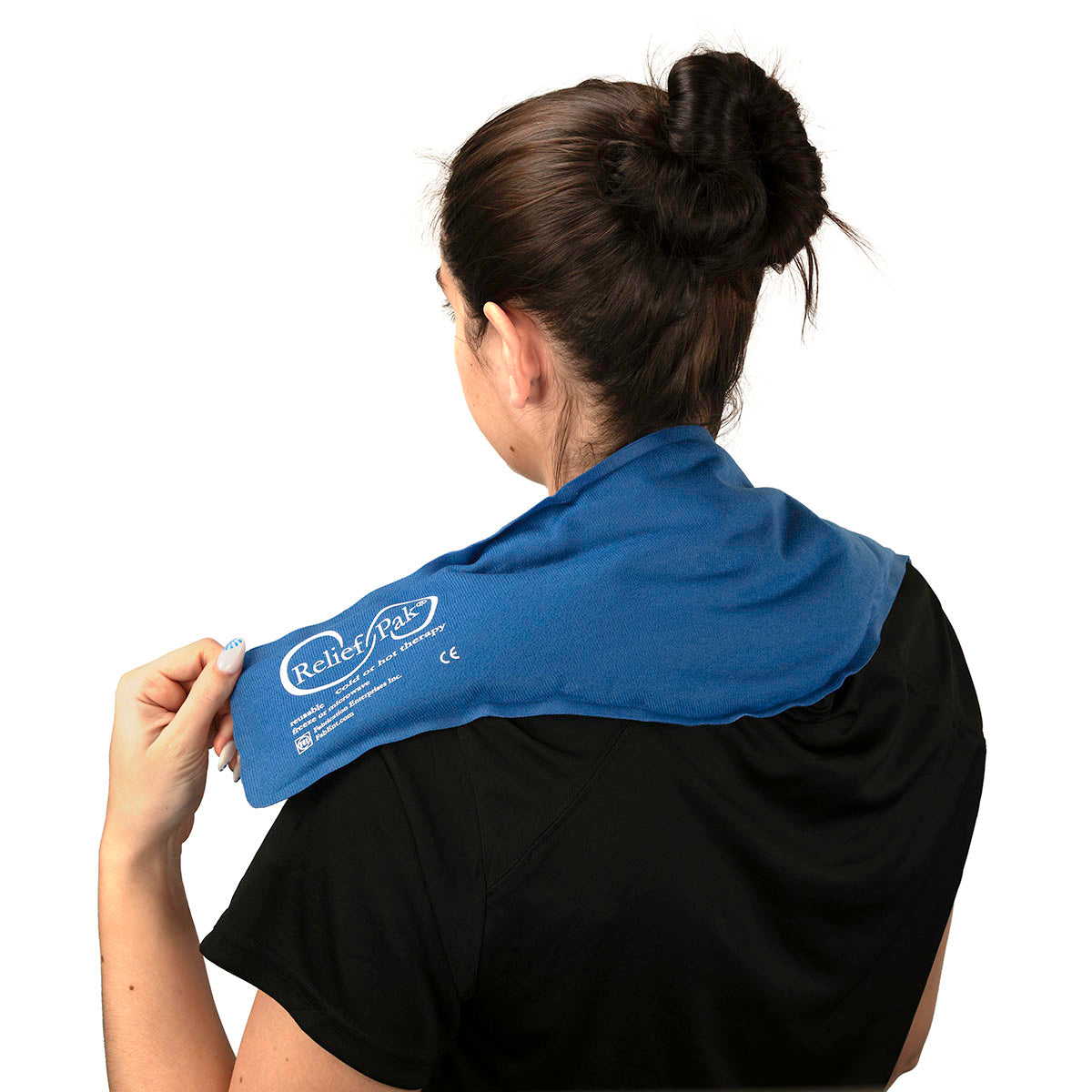Relief Pak Cold n' Hot SensaFlex Compress, Neck Contour (7" x 22"), Case of 12