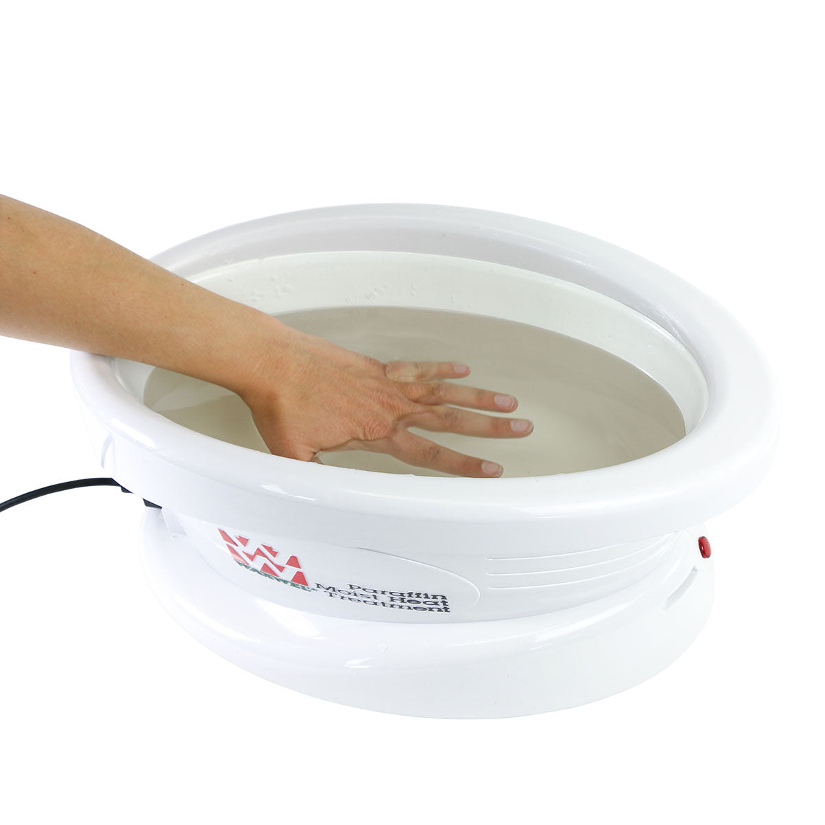 WaxWel Paraffin Bath - Standard Unit Includes: 65 Liners, 1 Mitt, 1 Bootie and 6 lb Wintergreen Paraffin