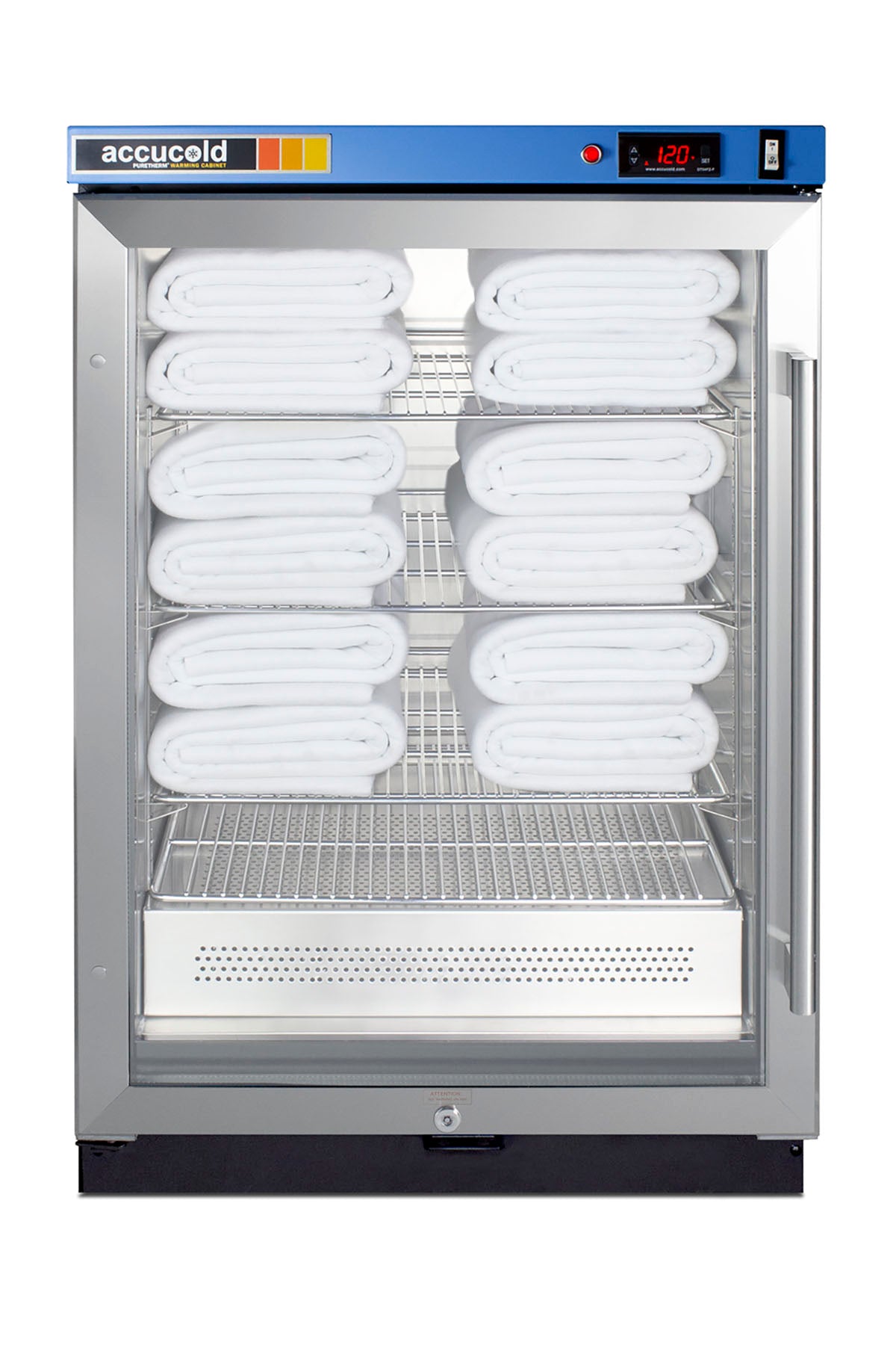 Blanket Warmer, Left Hand Glass Door, Stainless-Steel, Digital Thermostat, Lock,4.57 cu.ft