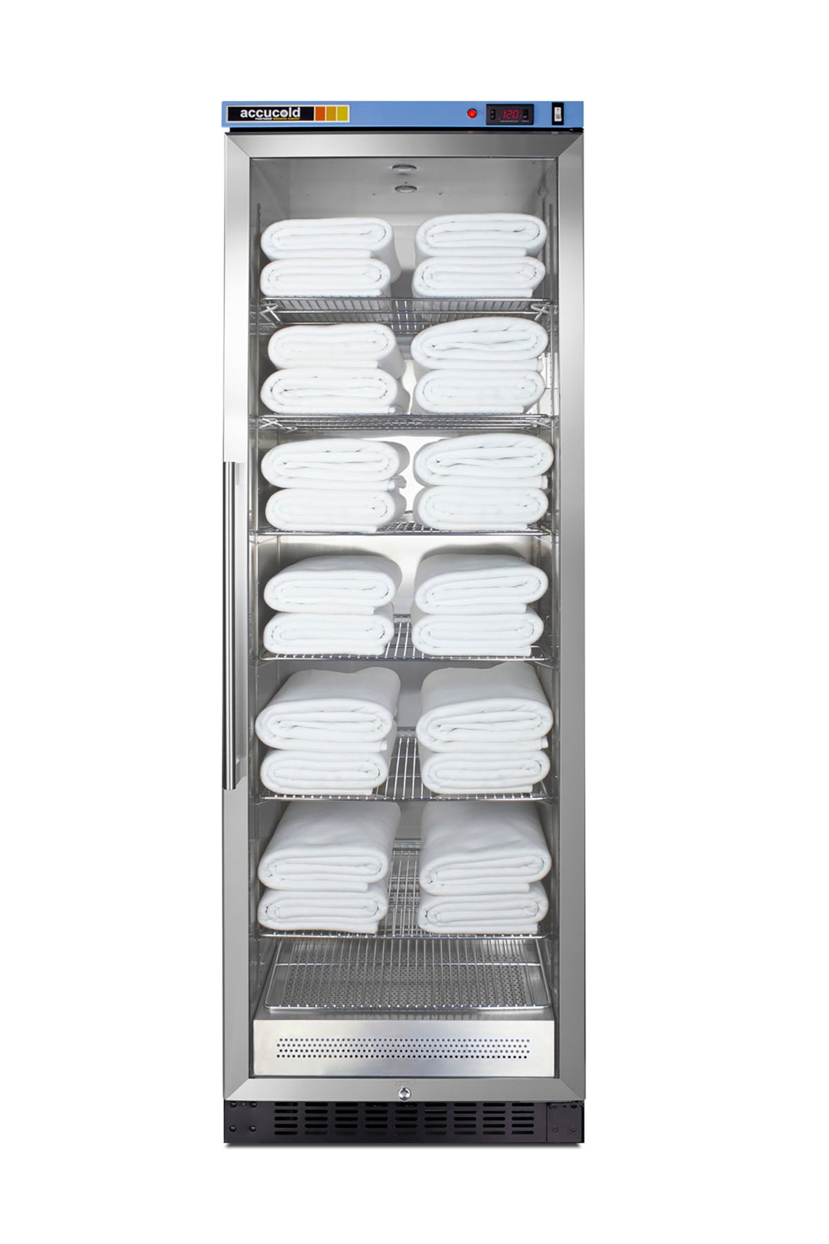 Blanket Warmer, Self-Closing Glass Door, SS, Digital Thermostat, Lock, 12.17 cu.ft.