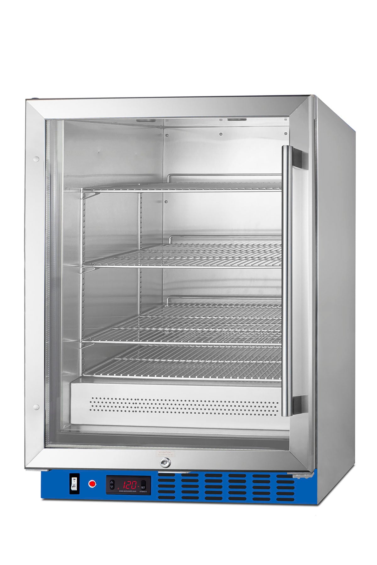 Undercounter Blanket Warmer, Left Hand Glass Door, SSl, Digital Thermostat,Lock,4.57 cu.ft