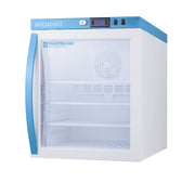 Accucold Compact Vaccine Refrigerator, Tempered Glass Door, 1 Cu.Ft.