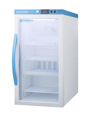 Accucold Counter Height Vaccine Refrigerator, Tempered Glass Door, 3 Cu.Ft.