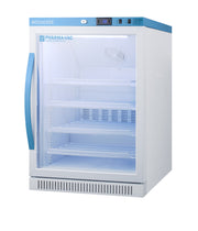 Accucold ADA Height Vaccine Refrigerator, Tempered Glass Door, 6 Cu.Ft.