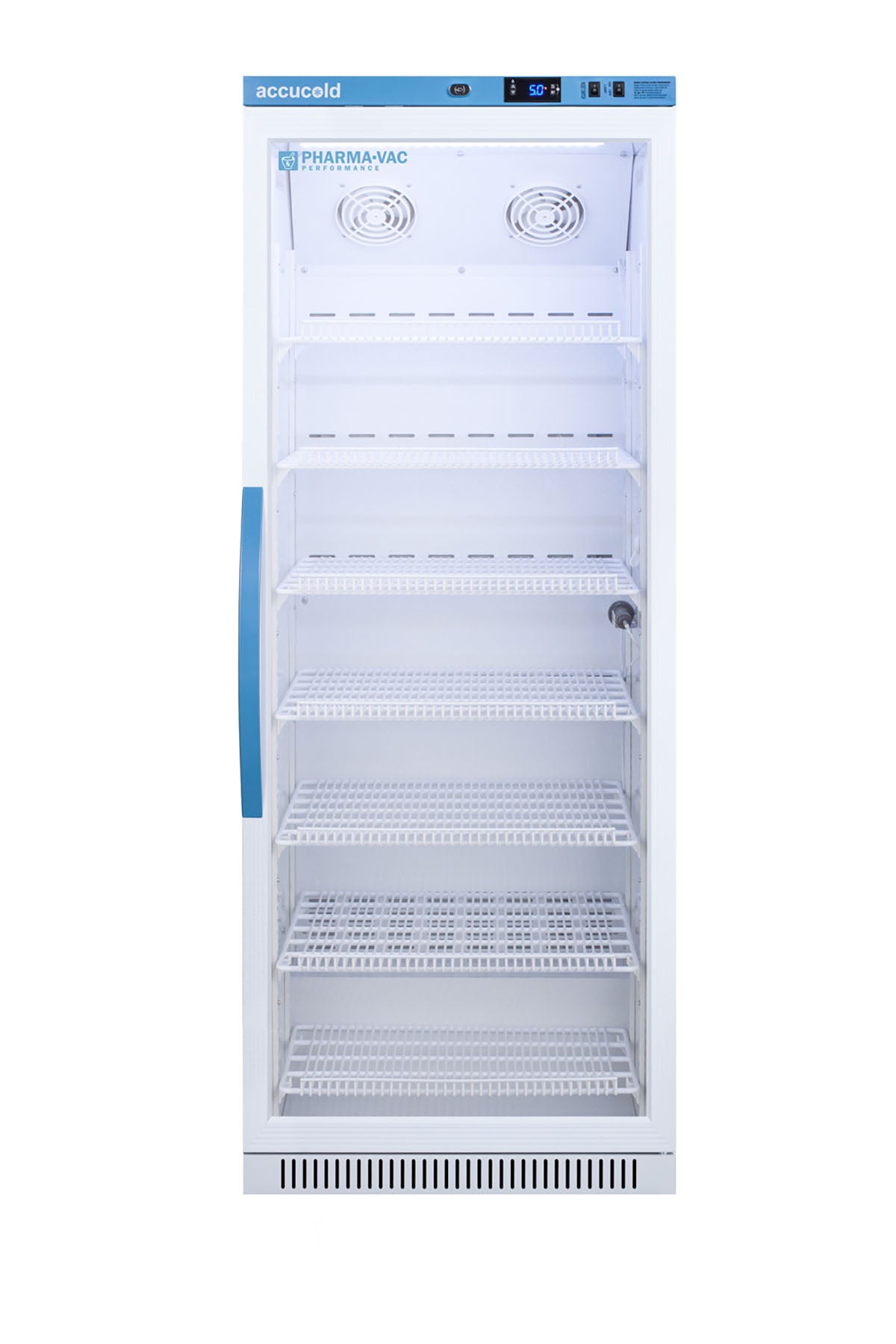 Accucold Upright Vaccine Refrigerator, Tempered Glass Door, 12 Cu.Ft.