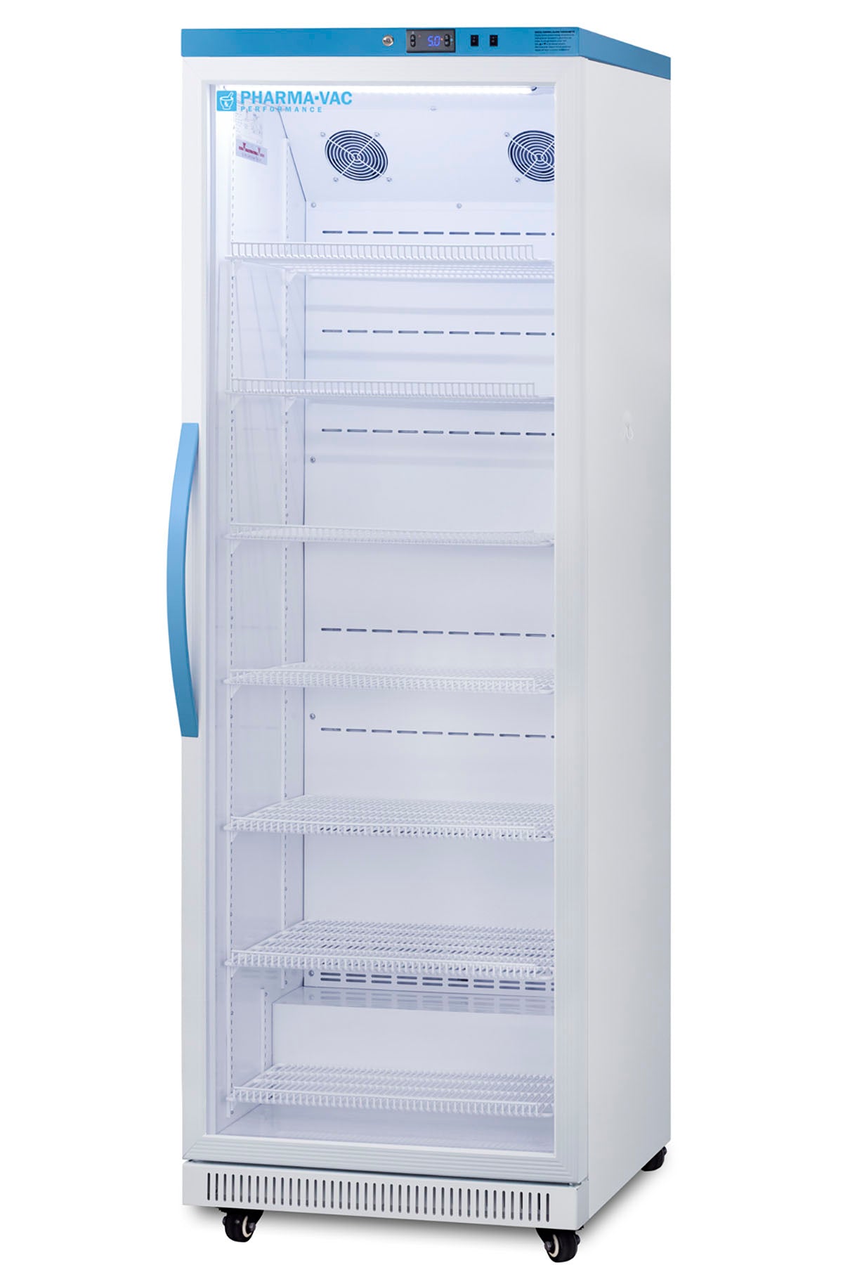 Accucold Upright Vaccine Refrigerator, Tempered Glass Door, 18 Cu.Ft.