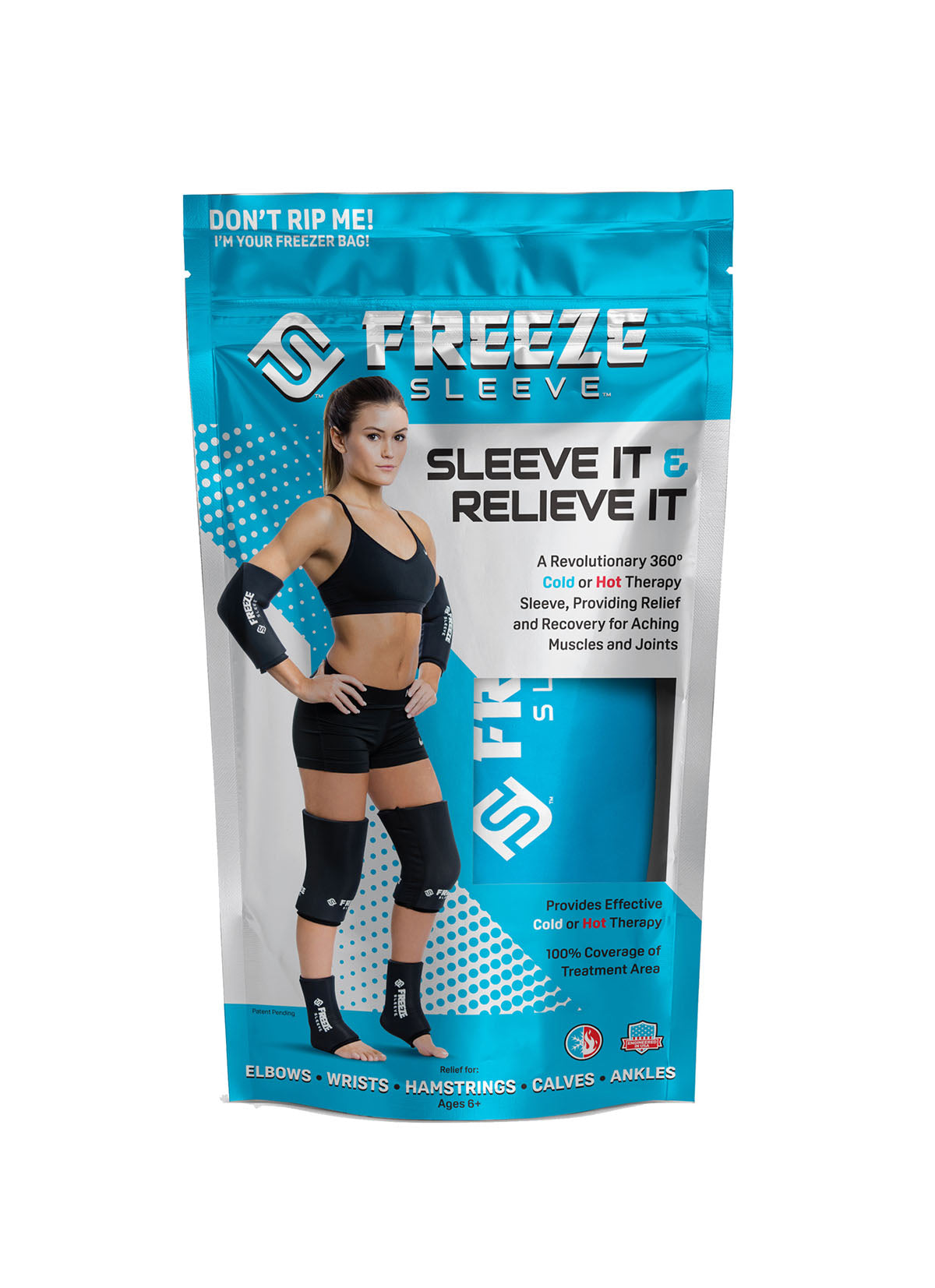 Freeze Sleeve, Small, Turquoise