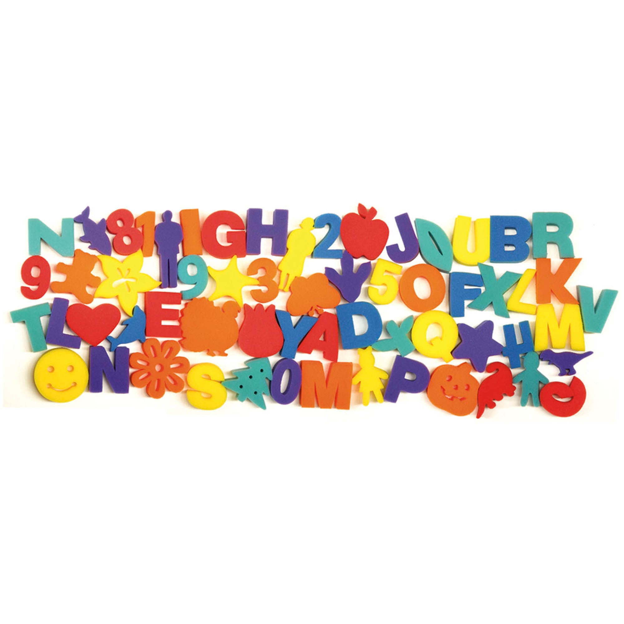 Chenille Kraft Creativity Street Paint Sponges, Variety Assortment, 3, 60 Pieces (CK-9078) | Quill