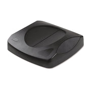 Rubbermaid Commercial Untouchable Swing Top Lid - Square - Black - 1 Each