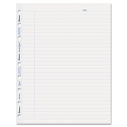 50 Sheets - 100 Pages - Ruled Margin - 9 1/4" x 7 1/4" Sheet Size - White Paper - Micro Perforated, Repositionable, Acid-free, Punched, Removable - Recycled - 50 Pack