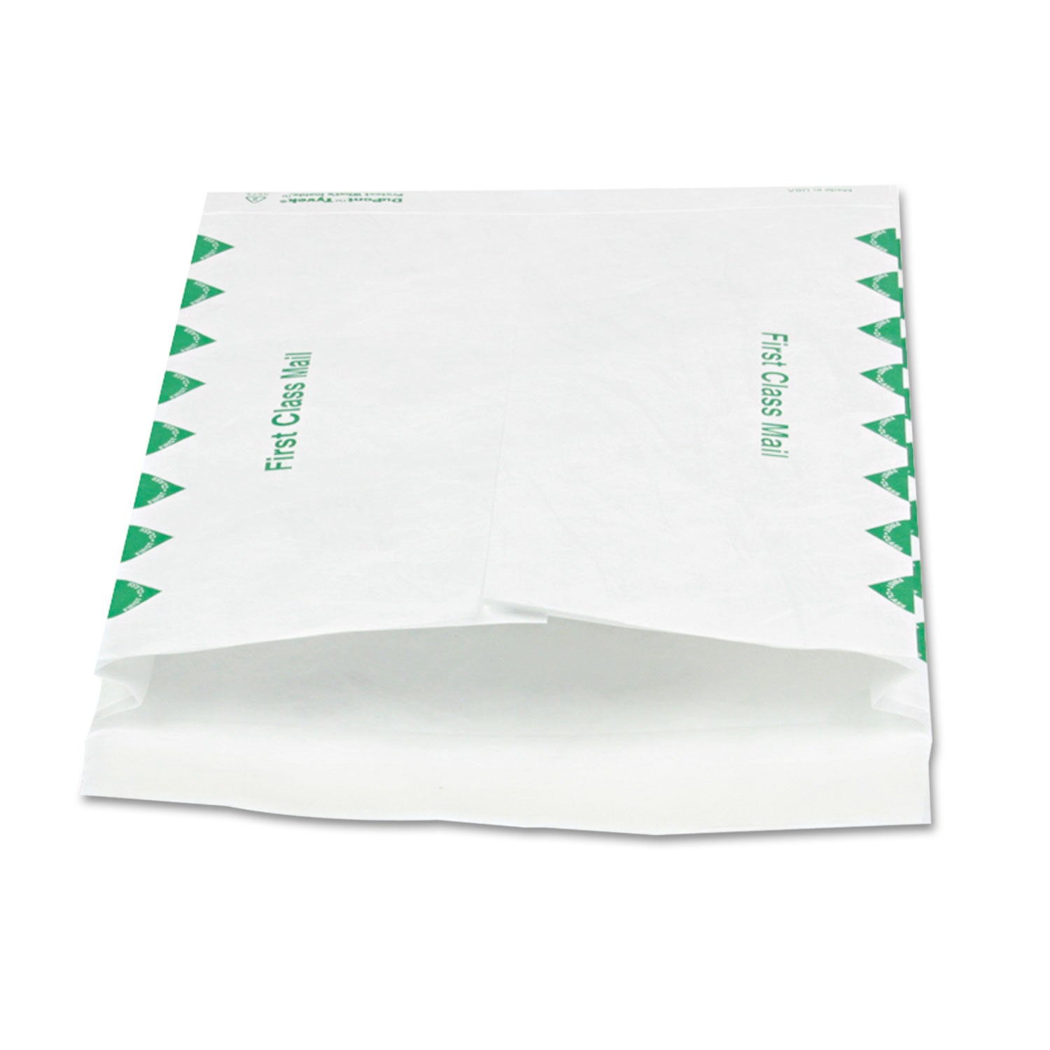First Class Mail - 10" Width x 13" Length - 1 1/2" Gusset - 14 lb - Peel & Seal - White - Tyvek - 100 / Carton