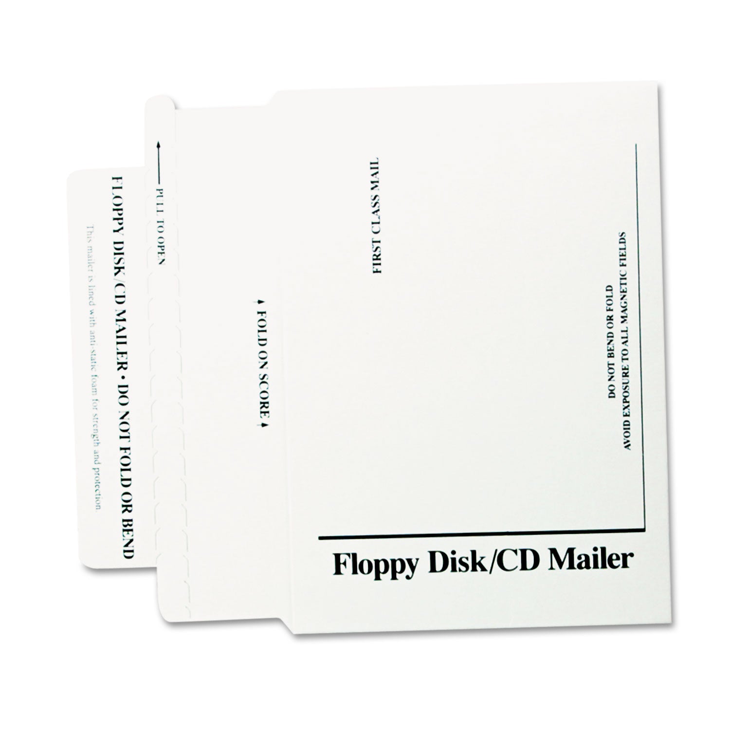 Quality Park Foam Lined Disk/CD Mailers - Disc/Diskette - 6" Width x 8 1/2" Length - Self-sealing - White - 25 / Box