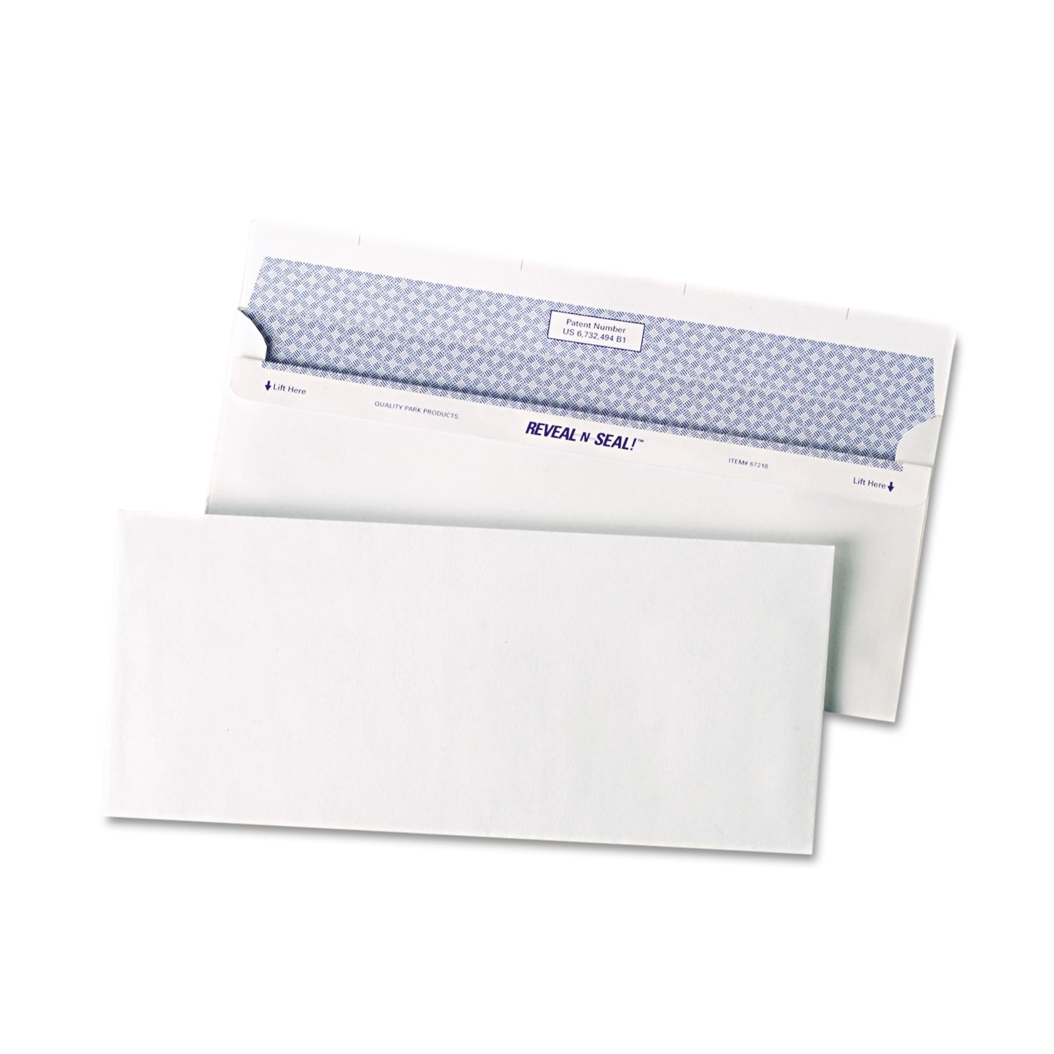 Security - #10 - 4 1/8" Width x 9 1/2" Length - 24 lb - White - 500 / Box