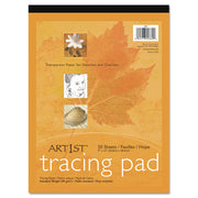 UCreate Tracing Pad - 50 Sheets - Plain - 9" x 12" Sheet Size - White Paper - 1 Pad
