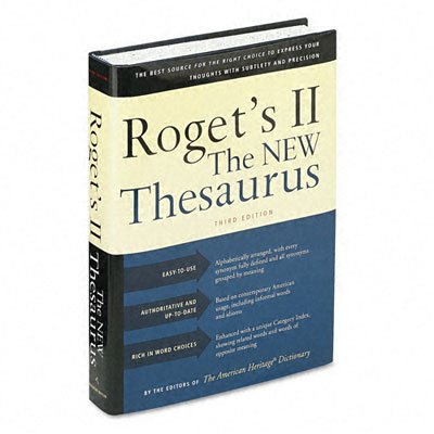 Rogets II: the New Thesaurus, Third Edition