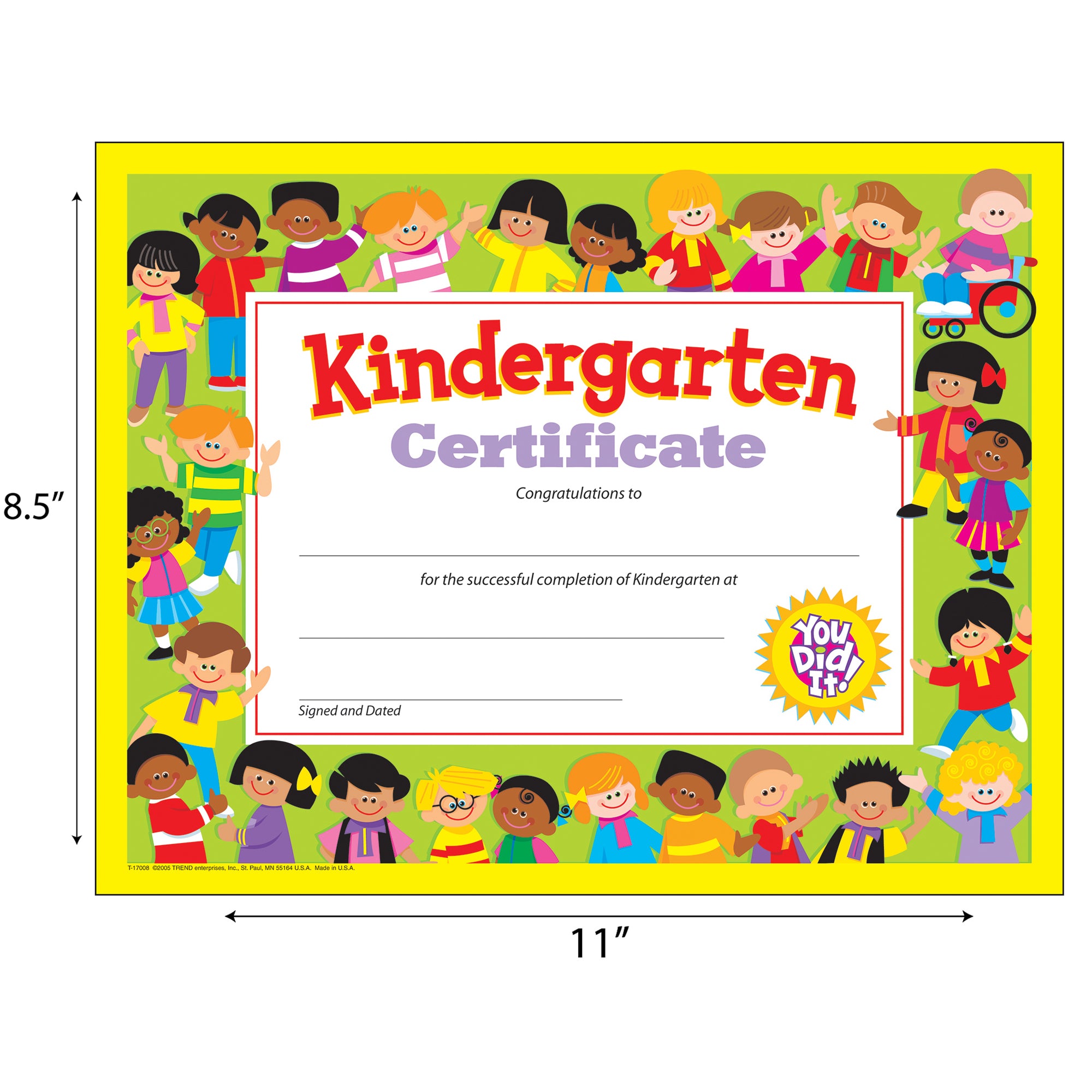 Kindergarten Certificate , 30 ct