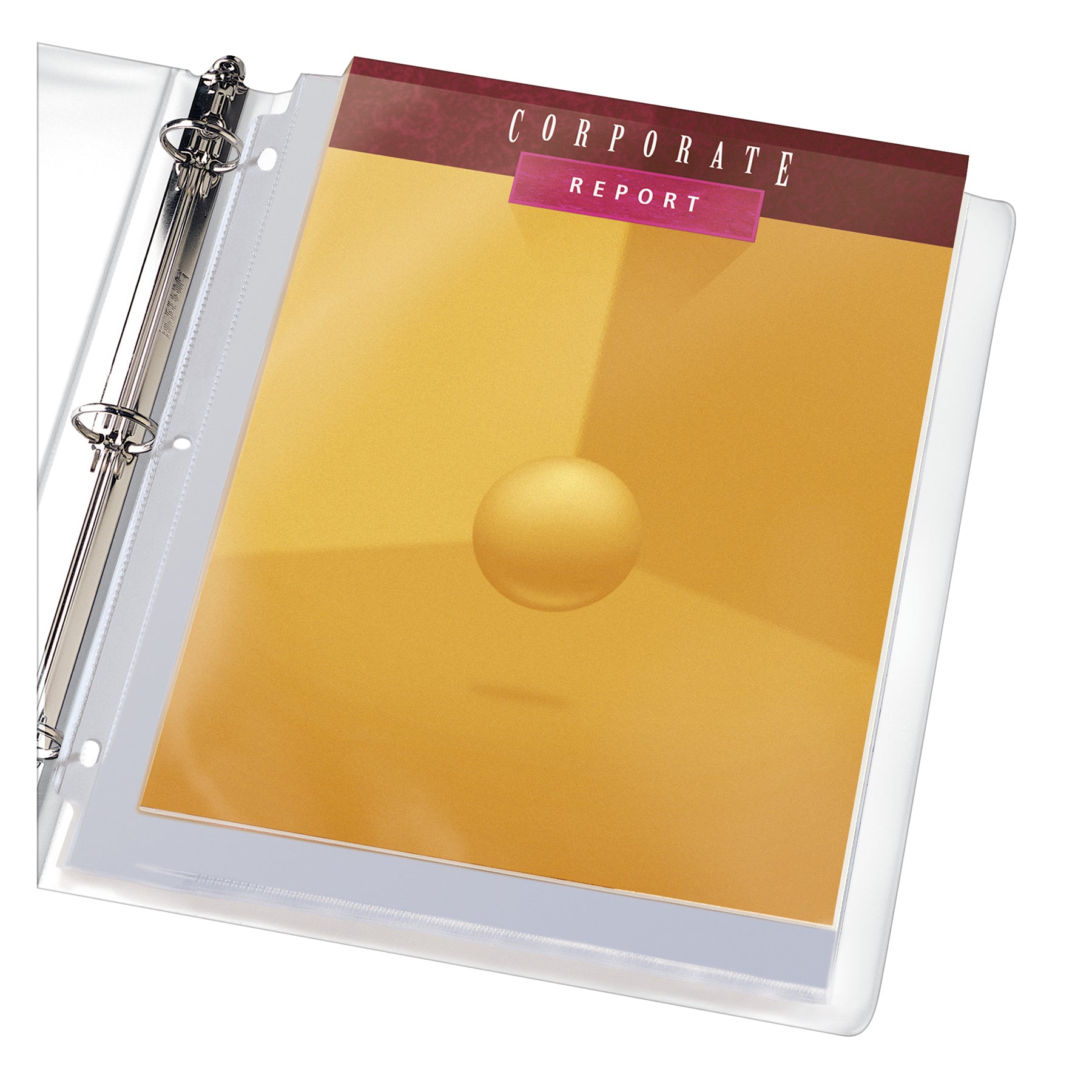 Clear Heavyweight Multi-Page Capacity Sheet Protectors, Holds 8-1/2" x 11" Sheets, Top Load, Pack of 25