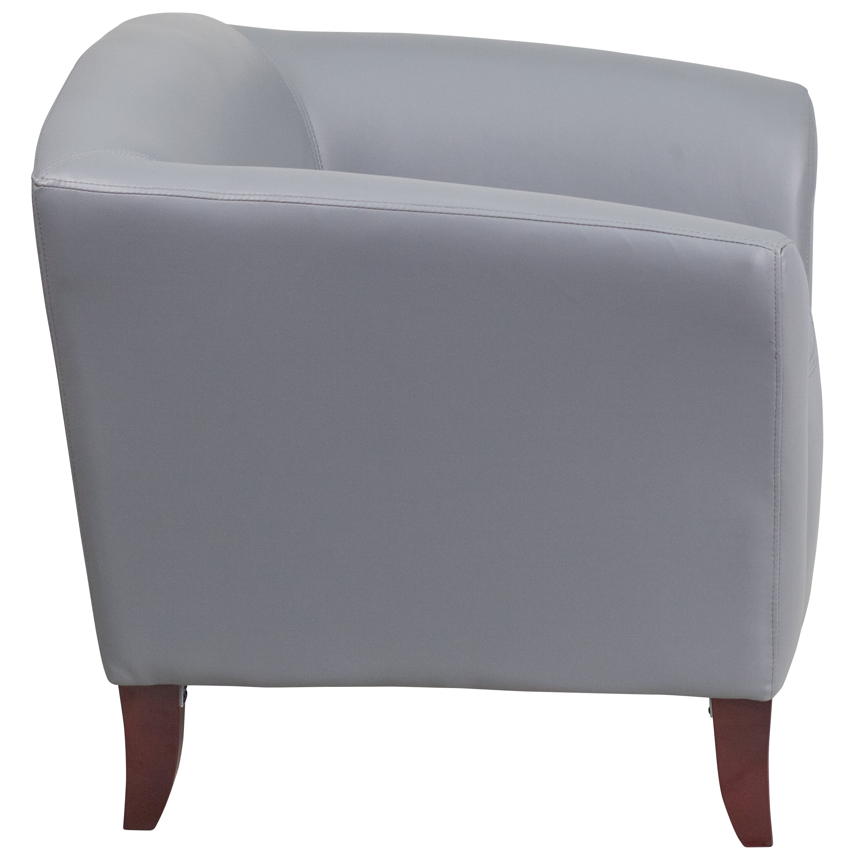 HERCULES Imperial Series Gray LeatherSoft Chair