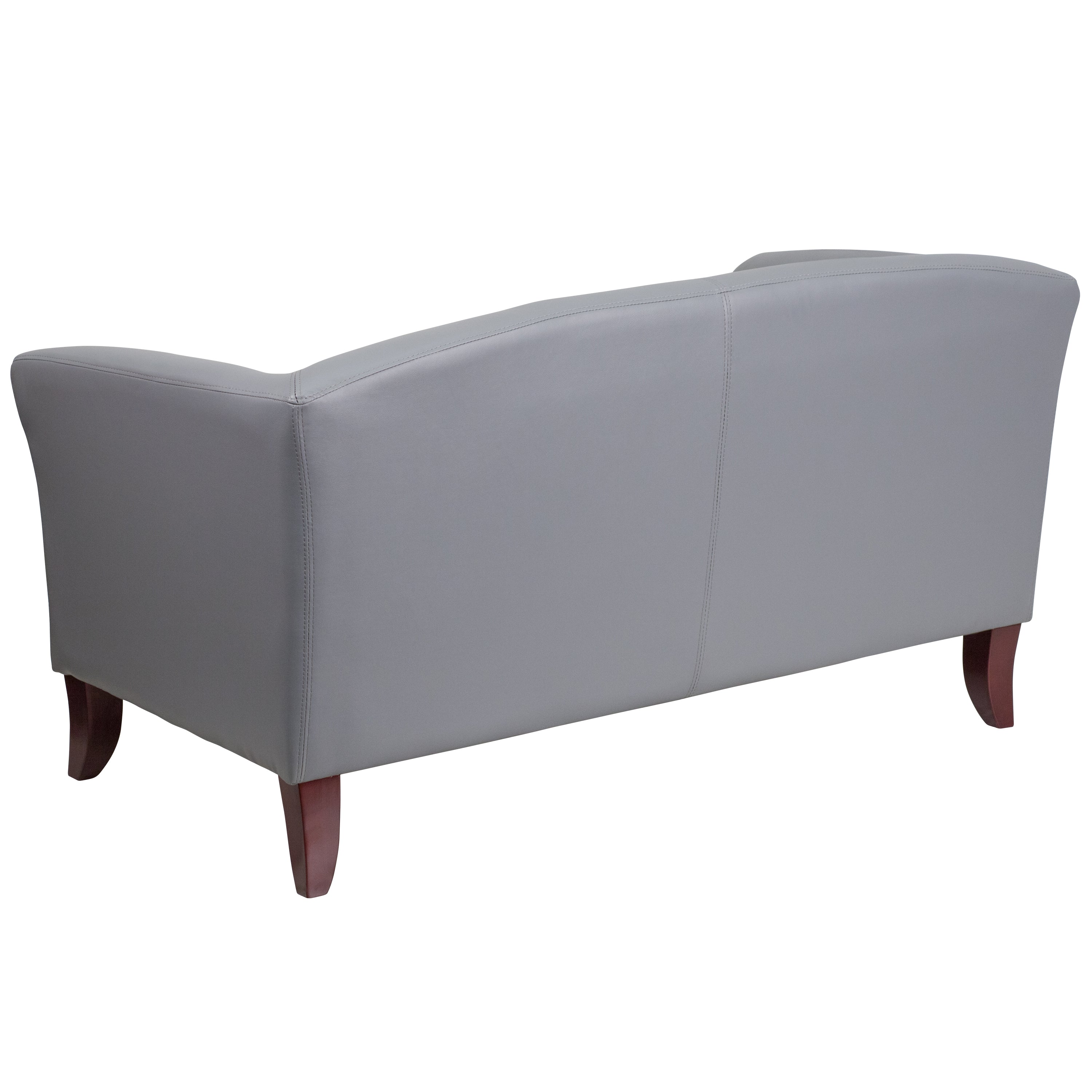 HERCULES Imperial Series Gray LeatherSoft Loveseat