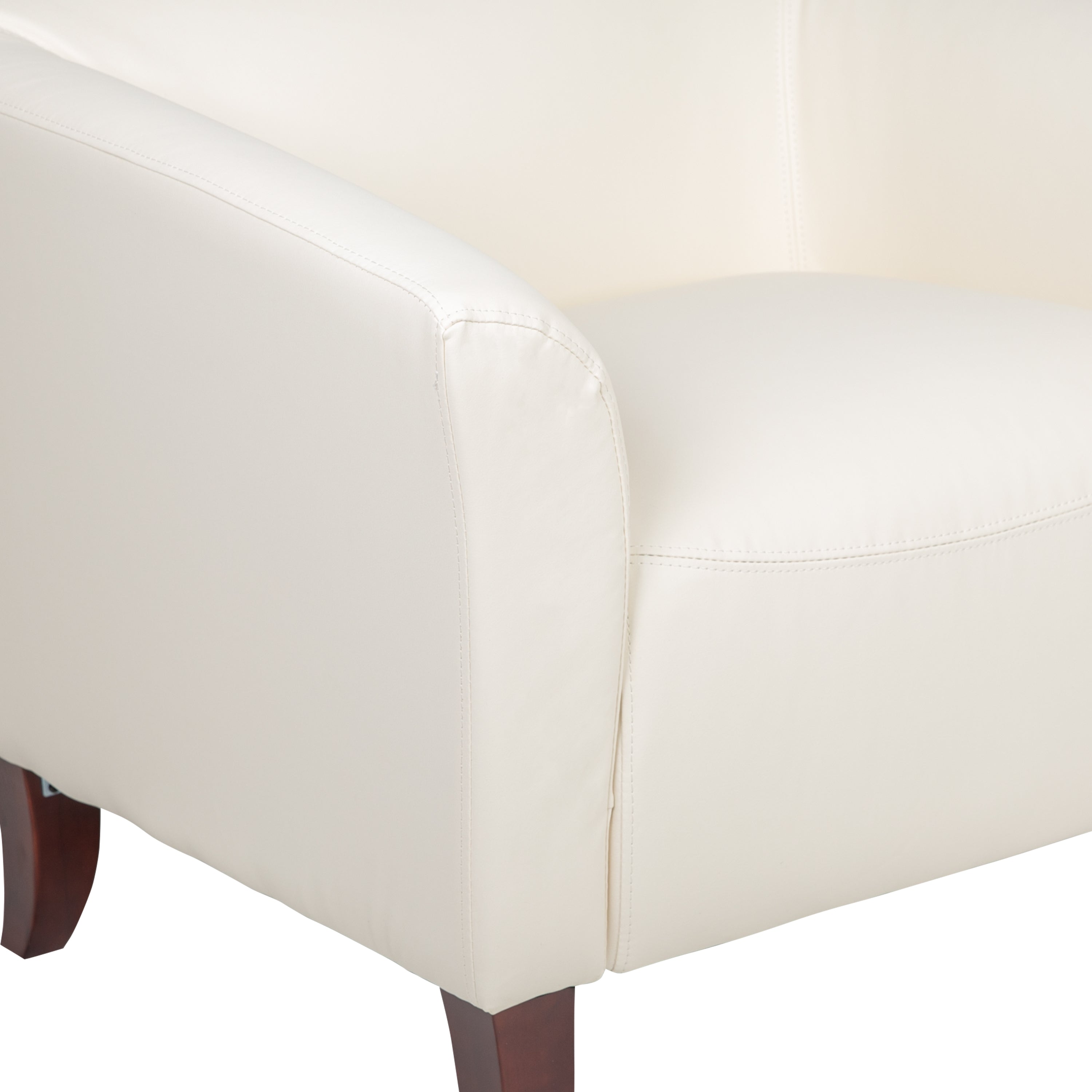 HERCULES Imperial Series Ivory LeatherSoft Loveseat