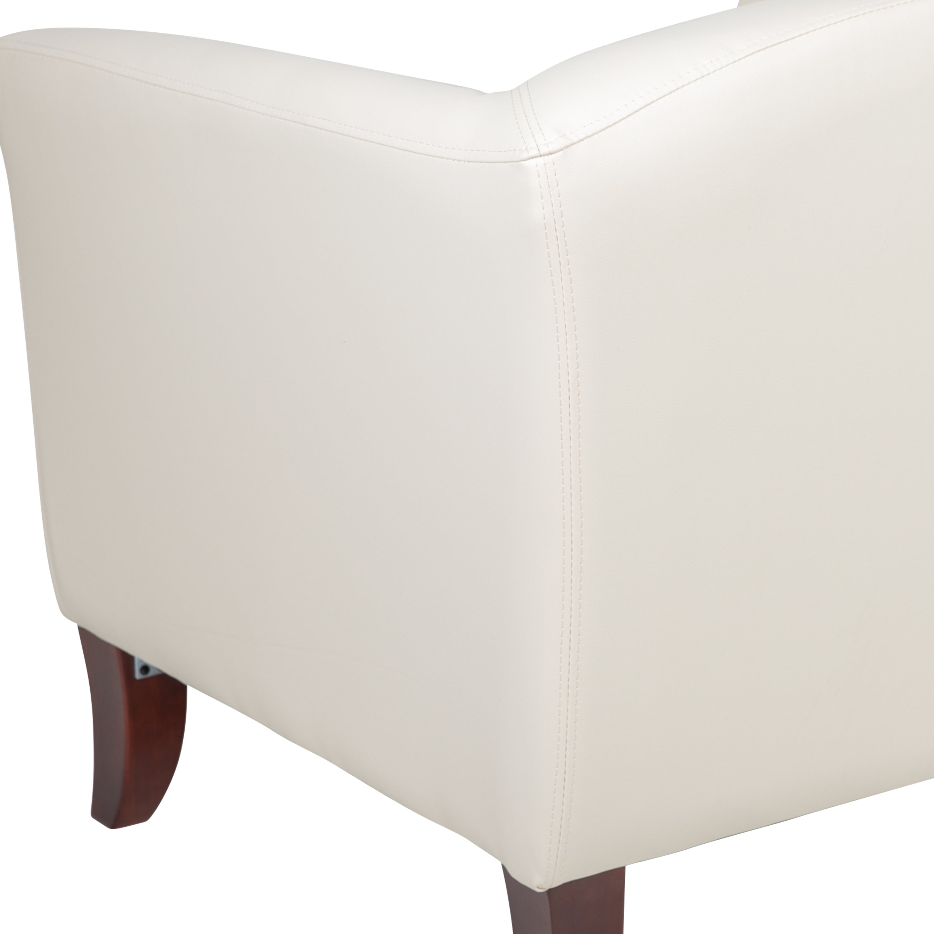 HERCULES Imperial Series Ivory LeatherSoft Loveseat