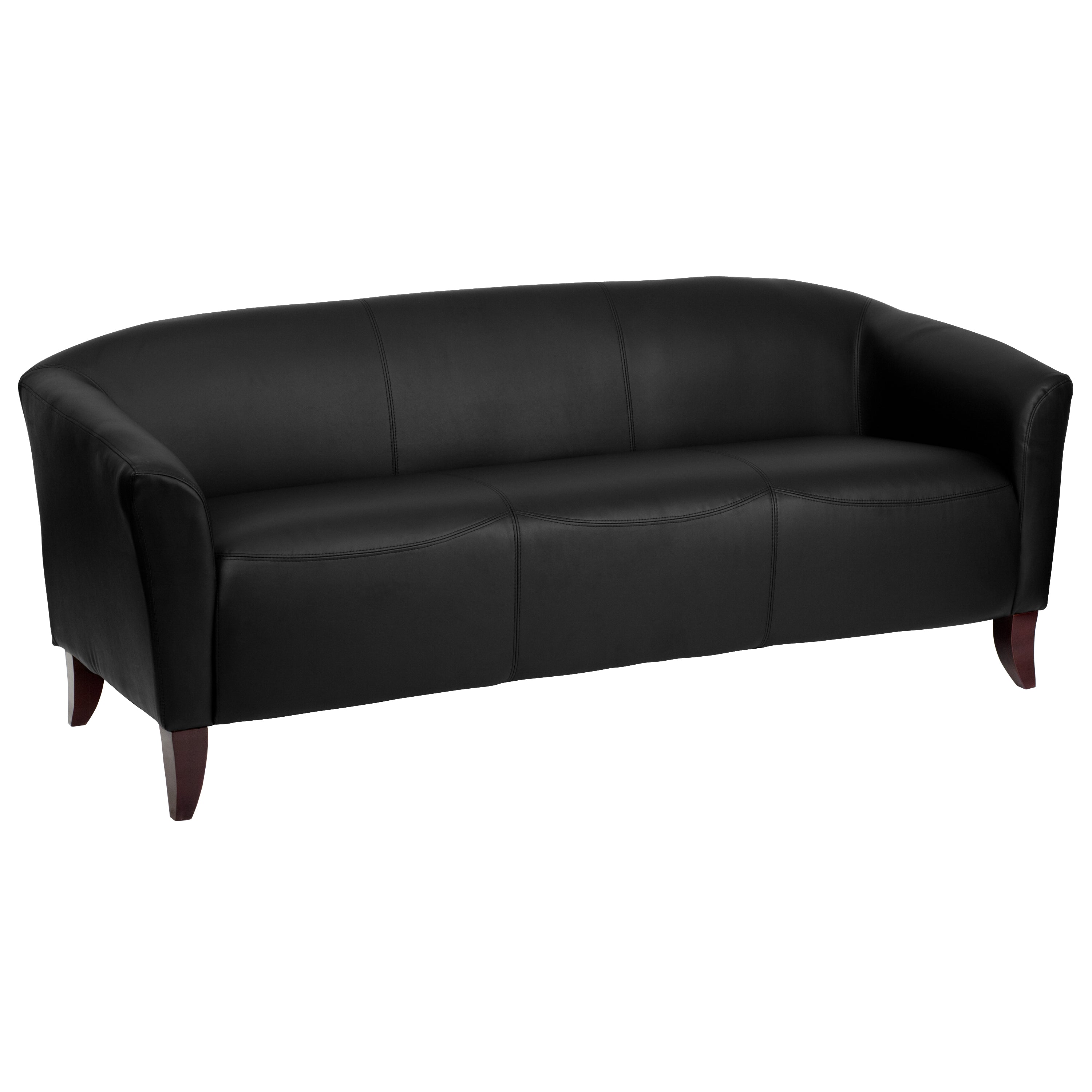 HERCULES Imperial Series Black LeatherSoft Sofa