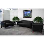 HERCULES Imperial Series Reception Set in Black LeatherSoft