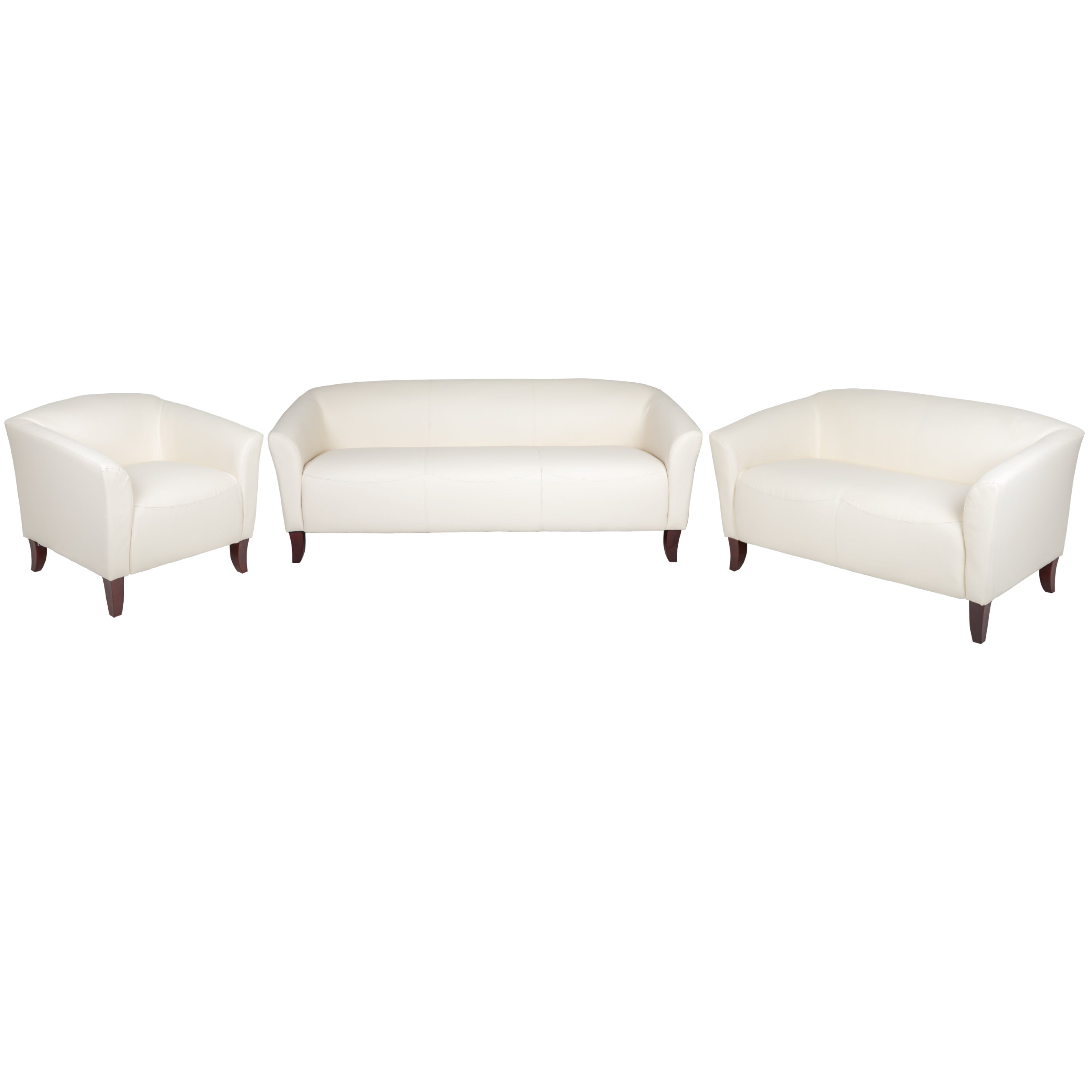 HERCULES Imperial Series Reception Set in Ivory LeatherSoft
