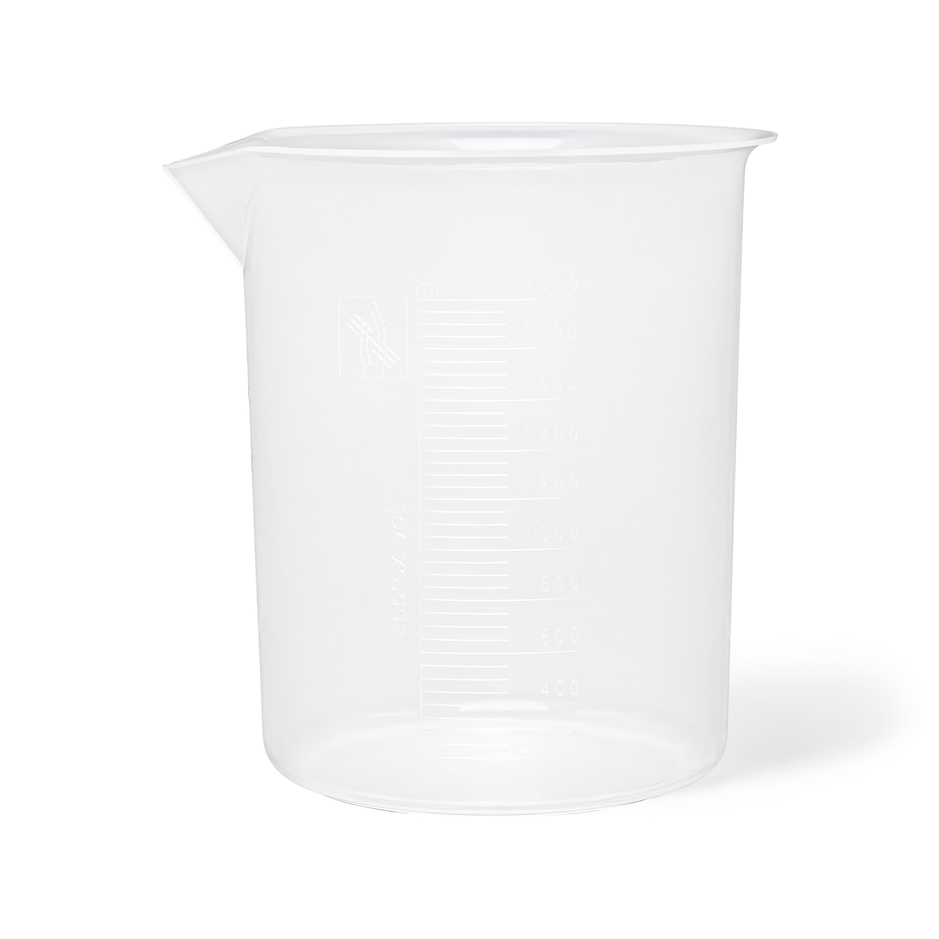 United Scientific® Beakers, New Style, PP, 2000 mL, comes with 3