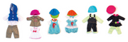 Fashion Clothing for 12 5/8" dolls - Set of 6