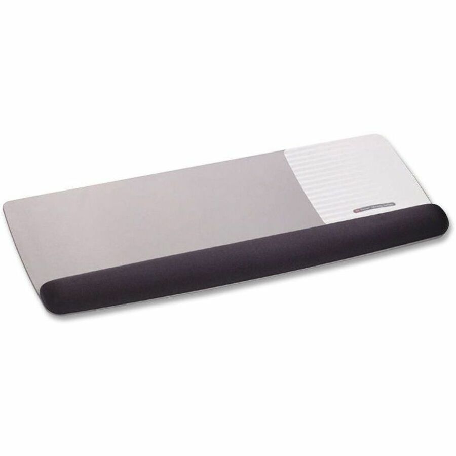 1" Height x 25.56" Width x 10.62" Depth - Black - Gel, Leatherette - 1 Each