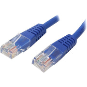 StarTech.com 1 ft Blue Molded Cat 5e UTP Patch Cable