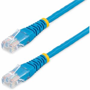 StarTech.com Cat5e UTP Patch Cable, 12 ft, RJ-45 Male to Male, Blue, 1 Each