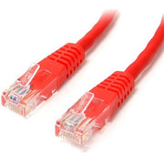 StarTech.com Cat5e UTP Patch Cable, 3 ft, RJ-45 Male/Male, Red, 1 Each