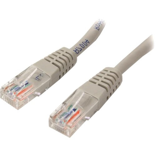 StarTech.com Cat. 5E UTP Patch Cable - 5 ft Category 5e Network Cable - First End: 1 x RJ-45 - Male - Second End: 1 x RJ-45 - Male - Patch Cable - Gray - 1 Each