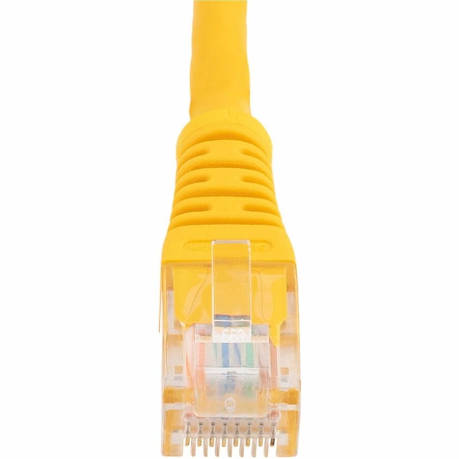 StarTech.com Cat. 5E UTP Patch Cable - 1 ft Category 5e Network Cable - First End: 1 x RJ-45 - Male - Second End: 1 x RJ-45 - Male - Patch Cable - Yellow - 1 Each