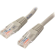 StarTech.com Cat5e UTP Patch Cable, 20 ft, RJ-45 Male to Male, Gray, 1 Each