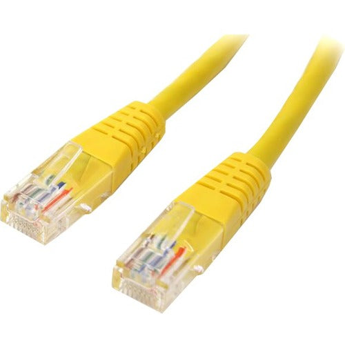 StarTech.com Cat. 5E UTP Patch Cable - 15 ft Category 5e Network Cable - First End: 1 x RJ-45 - Male - Second End: 1 x RJ-45 - Male - Patch Cable - Yellow - 1 Each