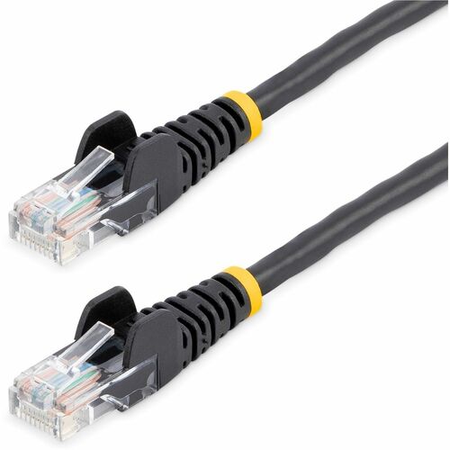 StarTech.com 50 ft Black Cat5e Snagless Patch Cable
