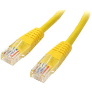 StarTech.com Cat5e UTP Patch Cable, 3 ft, RJ-45 Male/Male, Yellow, 1 Each