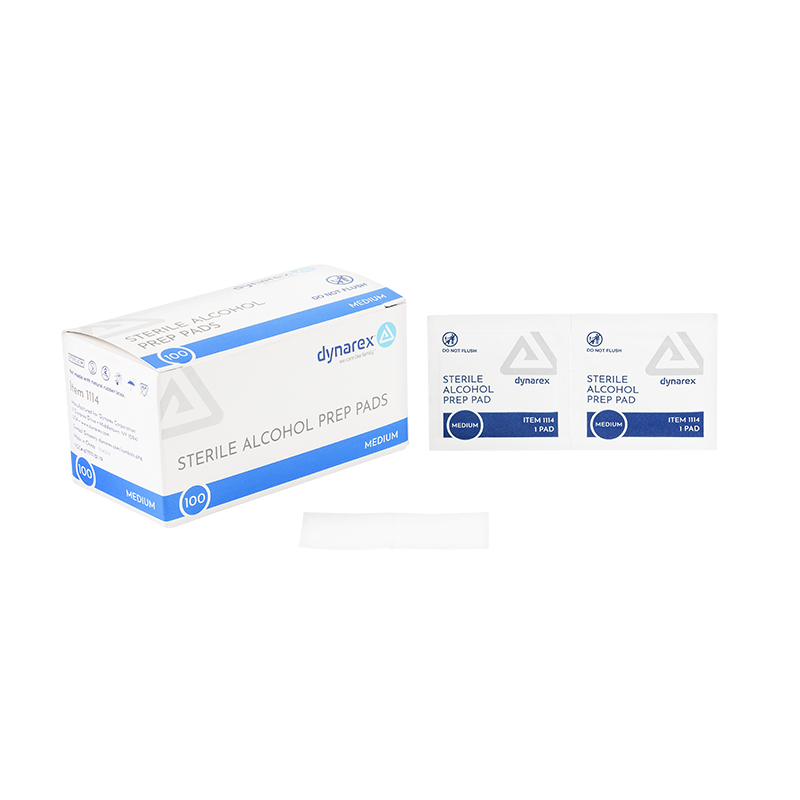 Alcohol Prep Pad - Sterile, Medium - 100 pads per Box/20 Boxes per Case