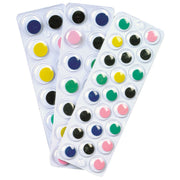 Peel 'n Stick Wiggle Eyes on Sheets, Multi Color