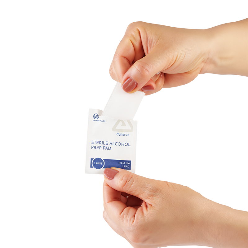 Alcohol Prep Pad - Sterile, Large - 100 pads per Box/10 Boxes per Case
