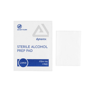 Alcohol Prep Pad - Sterile, Large - 100 pads per Box/10 Boxes per Case