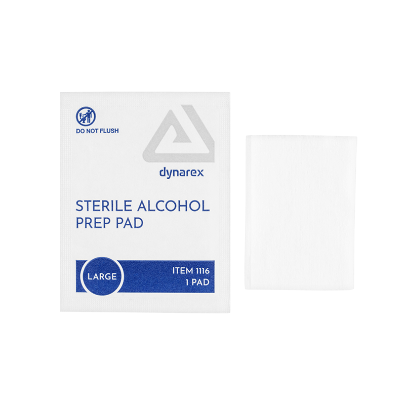 Alcohol Prep Pad - Sterile, Large - 100 pads per Box/10 Boxes per Case