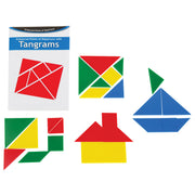 Opaque Tangrams, 28 pieces, 4 Sets
