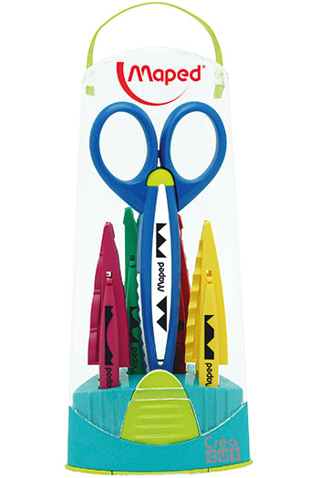 Maped CreaCut Craft Scissors Set 120mm 5 Blades Assorted