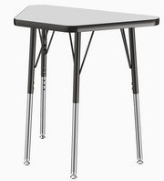 Table Top V TF Trapezoid 18x30 / Gray-Black