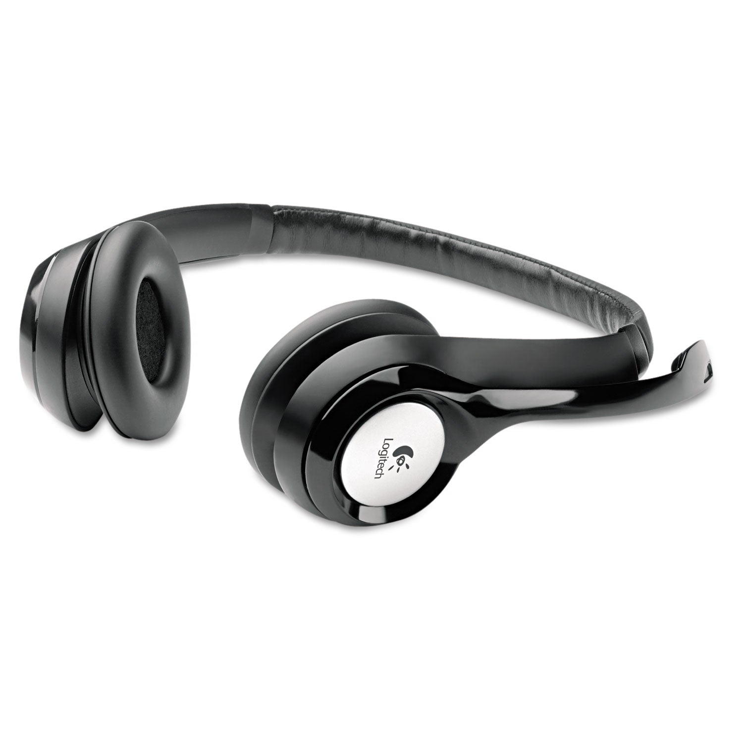 Stereo - USB - Wired - 20 Hz to 20 kHz - Over-the-head - Binaural - Circumaural - 8 ft Cable - Noise Cancelling Microphone - Black, Silver